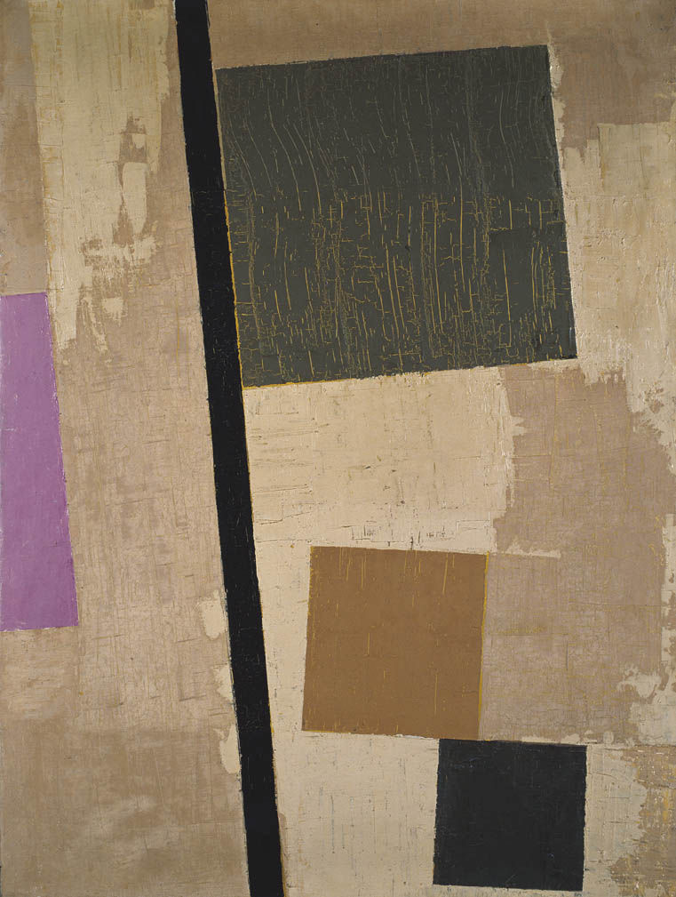 Drei Quadrate, 1962, öl, latex / leinwand, 120 x 90 cm